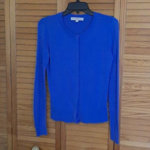 LOFT Sweaters - Loft 100% Cotton Long Sleeve Cardigan Size XS